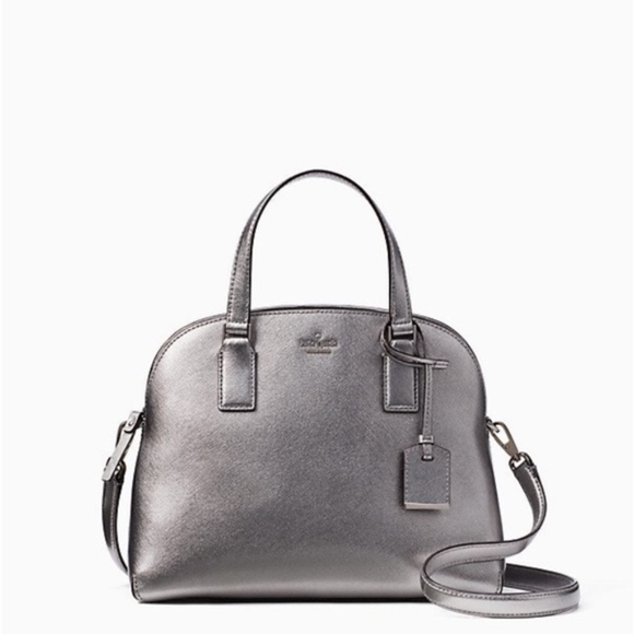 kate spade Handbags - RARE! NWT Kate Spade Silver Metallic Purse Handbag